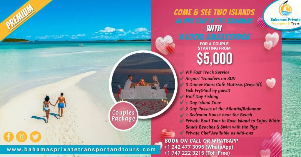 Bahamas-Private-Transport-And-Tours-company-ltd-Bahamas-nassau-special-premium-tour-couple-package-for-honeymoon-nassau the baha