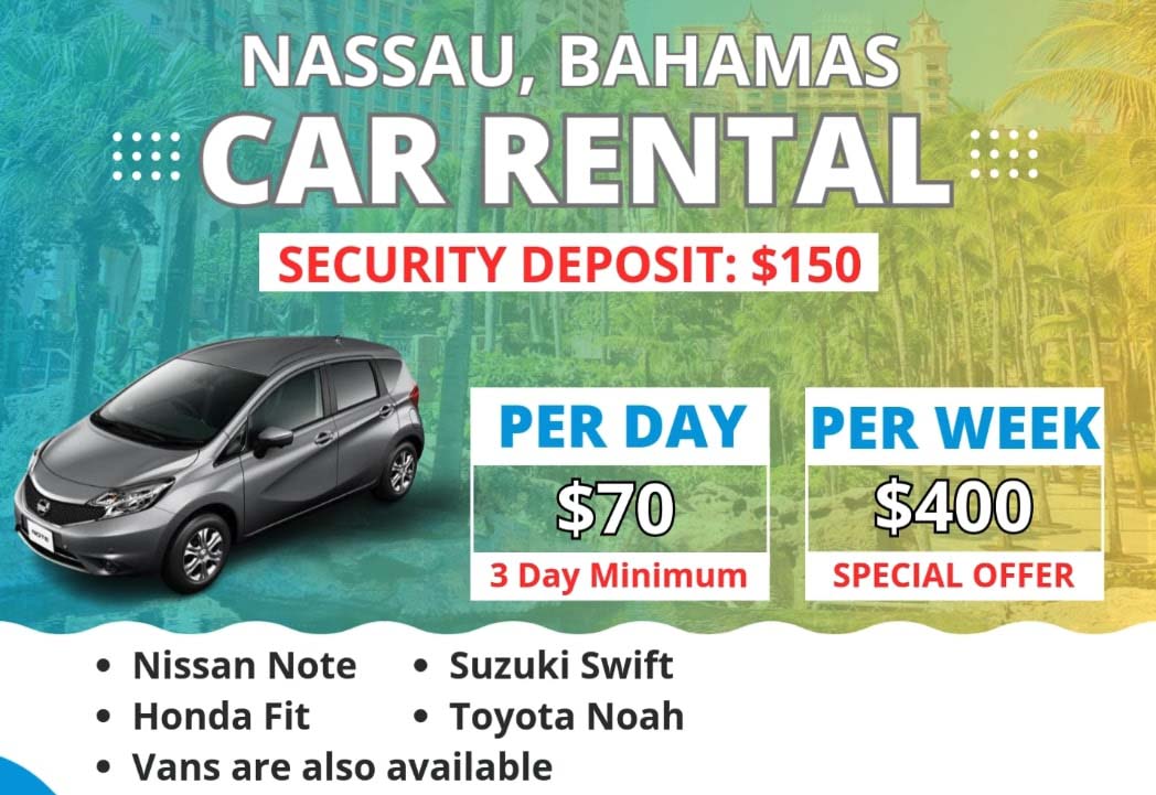 Car Rental Rent A Car Nassau Car Rental Deals Van Rental Travel Explore Nassau Vacation Visit Bahamas